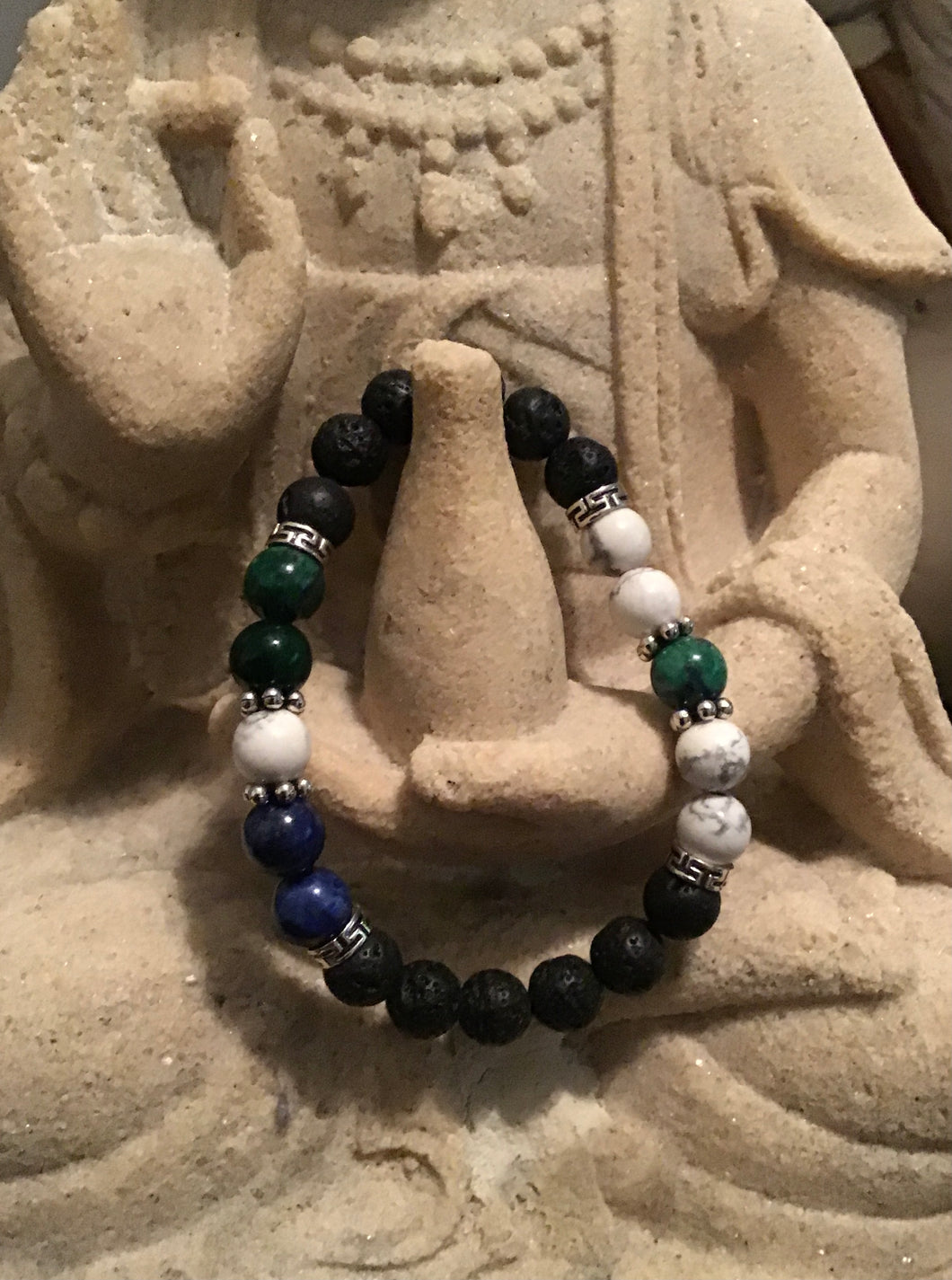Evolution: Semi Precious Stone Oil Diffuser Bracelet